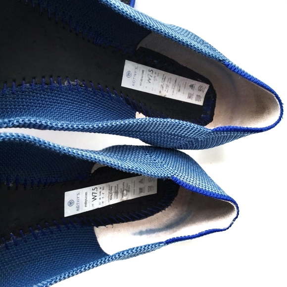 Rothy's Indigo Mini Stripe Size 7.5 - Picture 10 of 11